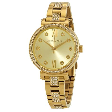 michael kors mk3881|michael kors lexington champagne watch.